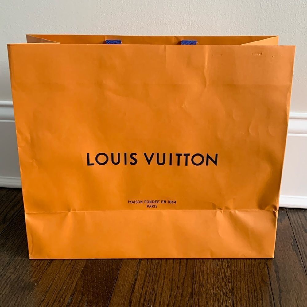 Louis Vuitton Empty Shopping Tote 16”x 13” Gift Replacement Medium Bag